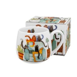 Mug Ancho Gatos Chair Porcelana Ideal Regalo Duo Art Gallery