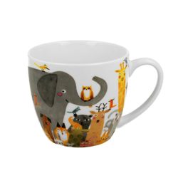 Mug con Funda Animales Porcelana Ideal Regalo Duo Art Gallery