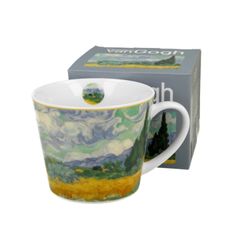 Mug Jumbo Campo Van Gogh Porcelana Ideal Regalo Duo Art Gallery