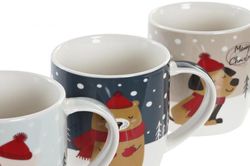 Porcelain Mug Christmas Animals 350 ml Special Christmas Gift