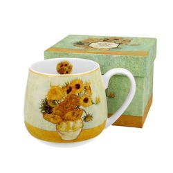 Mok Brede Kop Zonnebloemen Van Gogh 43 Cl Porselein Duo Art Gallery