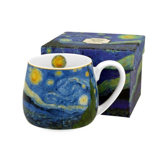 Bred mugg Starry Night Van Gogh 43 Cl Porslin Duo Art Gallery