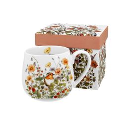 Mug Taza Ancho Wild Bird Porcelana Duo Art Gallery