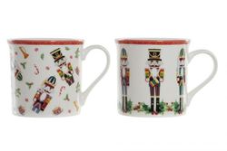 Christmas nutcracker mug porcelain