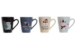 Chic Christmas porcelain mug