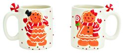 Mugg jul, pepparkaksmönster G Wurm