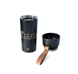 Caneca Térmica 360Ml Café Preto Iris