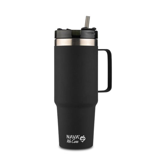 Mug Viaje XL Negro Nava
