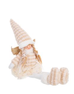 Docka Ängel Vit Beige