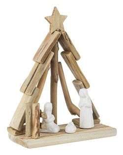 Contemporary Nativity Scene