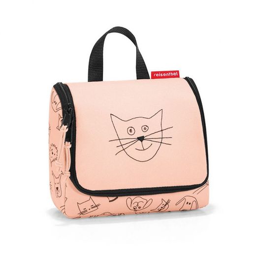 Hængende toilettaske S Cats & Dogs pink Reisenthel