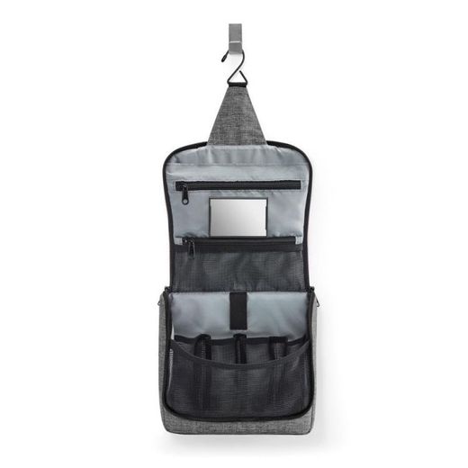 Bolsa de toalete suspensa prateada torcida Reisenthel Travel