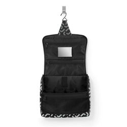 Bolsa de higiene suspensa XL assinatura preta Reisenthel Travel