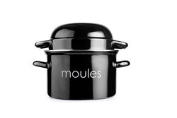 Olla Para Mejillones Negra 18 Cm Ibili
