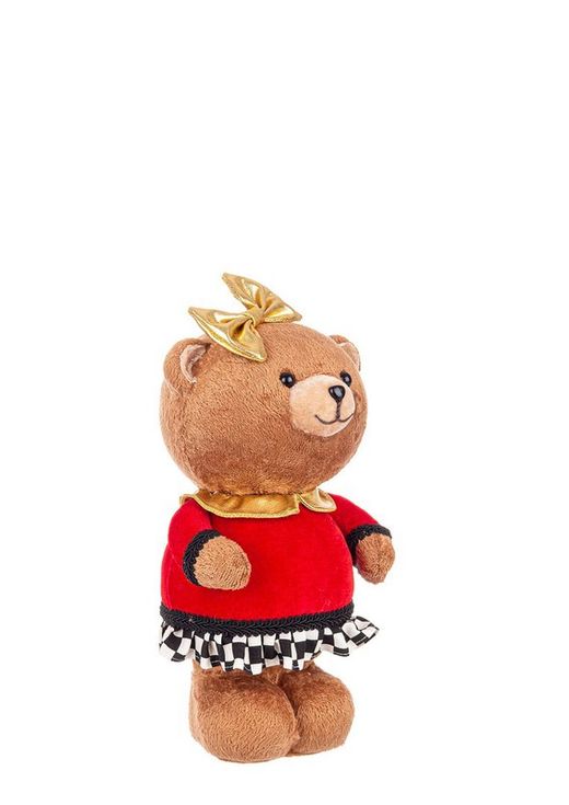 Red Christmas Plush Bear 27 cm tall