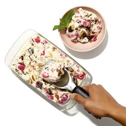 oxo glassskyffel i rostfritt stål