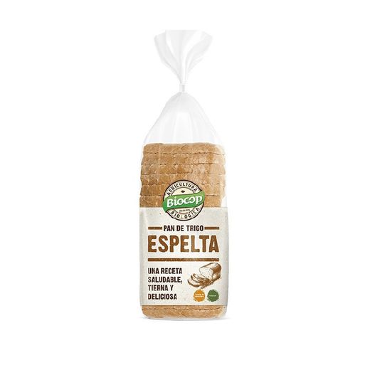 Biocop wit spelt tarwe zacht gesneden brood 400g bio bio
