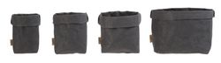 Panera Cesta Pan Negro 12X12X25 Cm Lacor Hosteleria