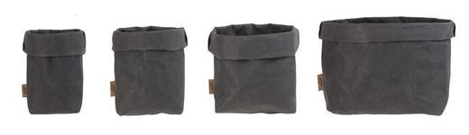 Panera Cesta Pan Negro 15X15X25 Cm Lacor Hosteleria