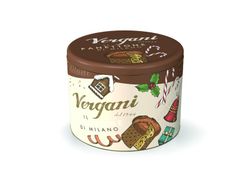 Panettone Chocolate Lata Metálica Regalo Vergani 750 grs