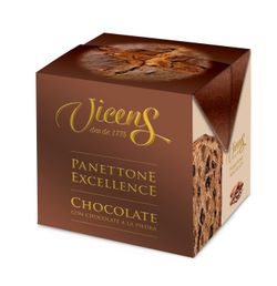 Panettone de Chocolate Excellence 750g Vicens Gourmet