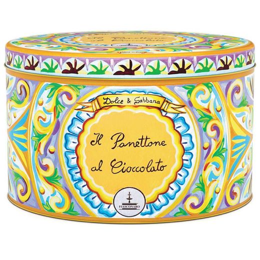 Gourmet Chocolate Panettone Dolce & Gabbana Tin 1 kg