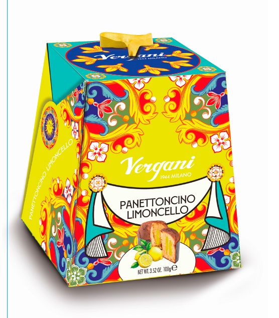 Panettone Italiano Artesano Limoncello Pequeño Mignon 100 g Vergani