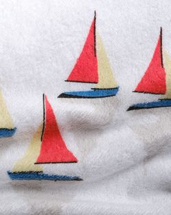 Paño Cocina Risart Barcos 50x50 cms Fabricado Portugal