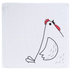 Paño Cocina Risart Gallinas Y Gallos 50x50 cms Fabricado Portugal