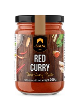 Pasta curry rojo (picate) de siam 200 grs
