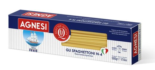 Massa Espaguete Italiana 500G Agnesi