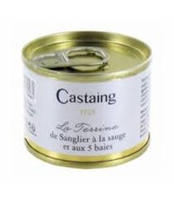 Paté de ave castaing les rillettes de canard 67 grs