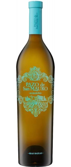 Pazo San Mauro Albariño vino blanco D.O. Rías Baixas