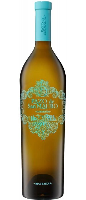Pazo San Mauro Albariño vino blanco D.O. Rías Baixas