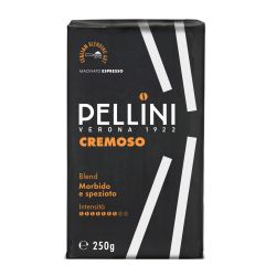 Pellini cremoso moka 250g café italiano gourmet top