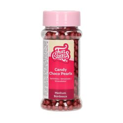 Bordeaux chocolate pérolas 80 grs funcakes