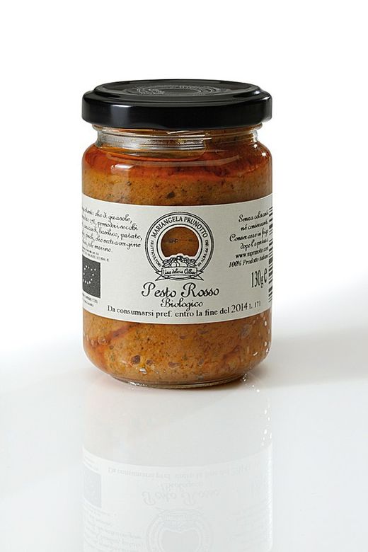 Rode pesto (met tomatenbasis) 130 g Mariangela Prunotto