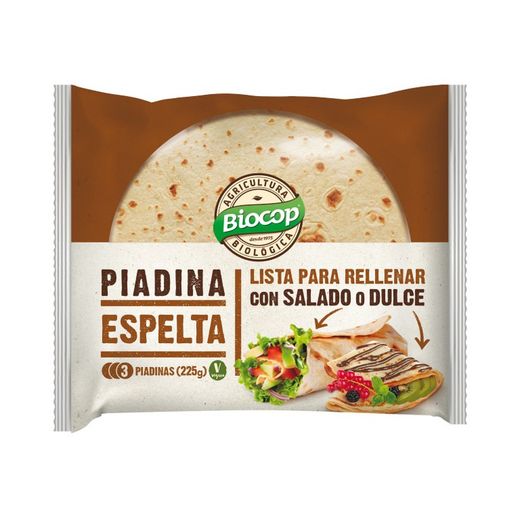 Piadina spelled wheat biocop 225 g bio organic