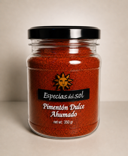 Pimentón Dulce ahumado Especias del Sol 350 grs