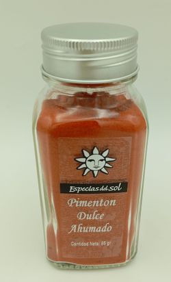 Pimentón Dulce ahumado Especias del Sol 85 grs