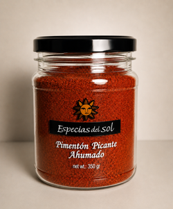 Pimentón Picante ahumado Especias del Sol 350 grs