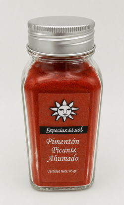 Pimentón Picante ahumado Especias del Sol 85 grs