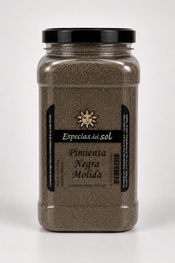 Pimienta negra molida  Especias del Sol 920 grs