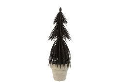 Christmas Tree in Pot with Glitter