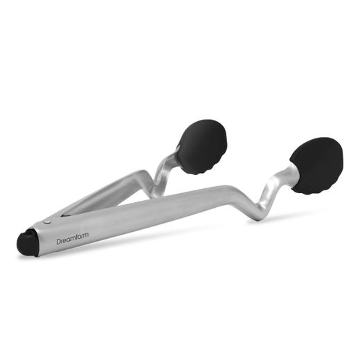 Pinzas de Acero Inoxidable Clongs 12" Negro Dreamfarm