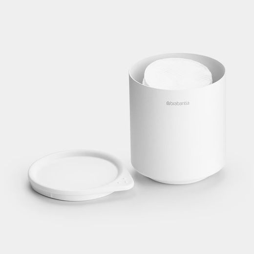 Portaalgodones Botes organizadores Mineral Fresh Blanco Brabantia
