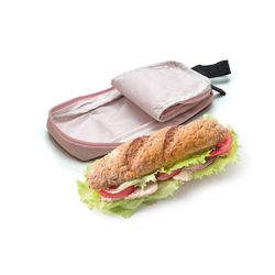 Porta Sanduíches Ajustável Iris Heather Rosa