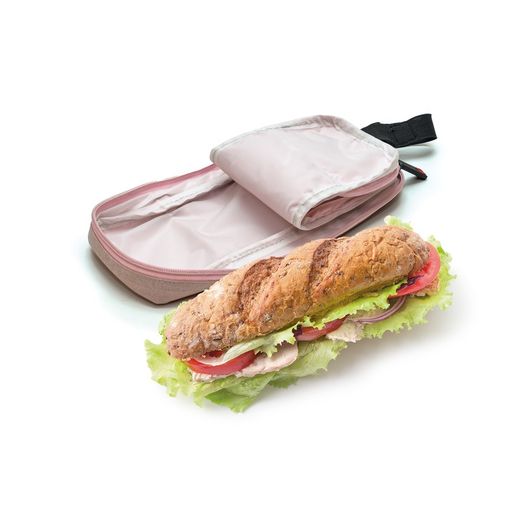 Porta Sanduíches Ajustável Iris Heather Rosa