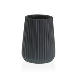 Porta-escova higiênica listrada Kim Grey
