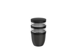 Portacomida Ellipse triple 500 ml + 2 x 200 ml Nordic Black Mepal